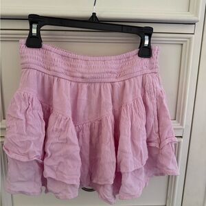Hollister Light Pink A-Line Skirt